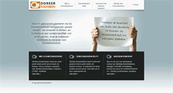 Desktop Screenshot of doneerkadobon.nl